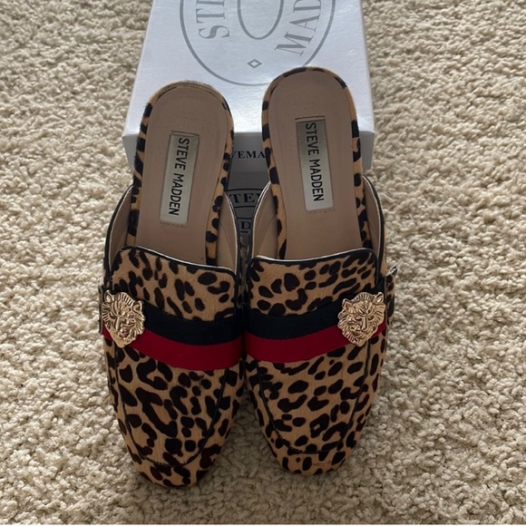 Steve Madden Shoes - Steve Madden KARISMA Leopard Mules Size 5 - 5.5
